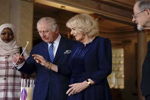 King Charles and Queen Consort pay respects and meet survivors to mark Holocaust Memorial Day