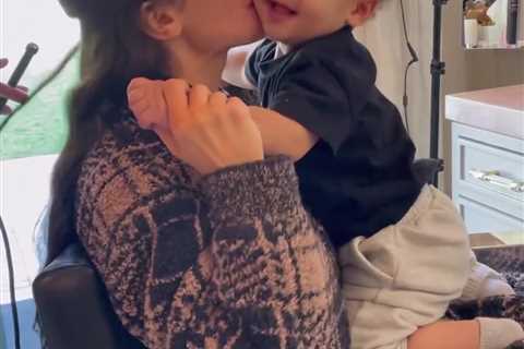 Kylie Jenner stuns in thong bikini for unedited video with son Aire and shares new pics of baby’s..