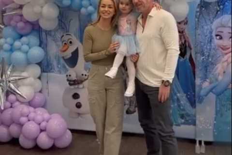 Inside James and Ola Jordan’s lavish Frozen-themed party for daughter Ella as she turns three