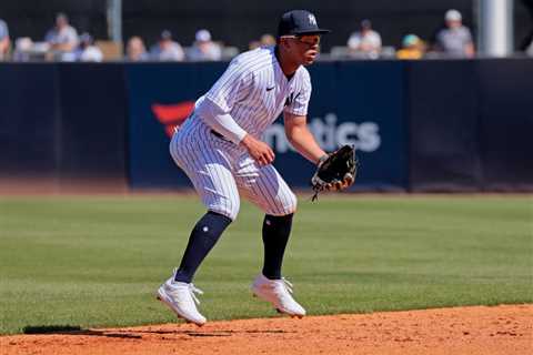 Oswald Peraza using veteran’s lessons in Yankees shortstop competition