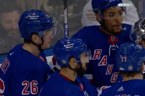 Rangers’ K’Andre Miller returns rested after spitting suspension