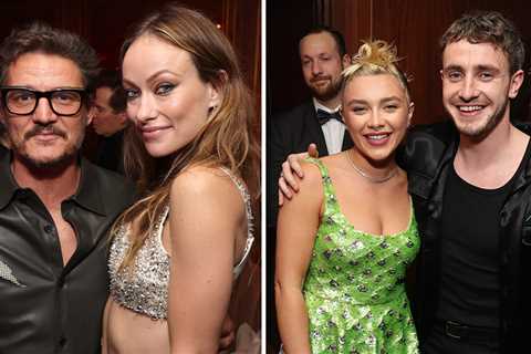 Olivia Wilde & Florence Pugh Attend Same Pre-Oscars Party, Not Together