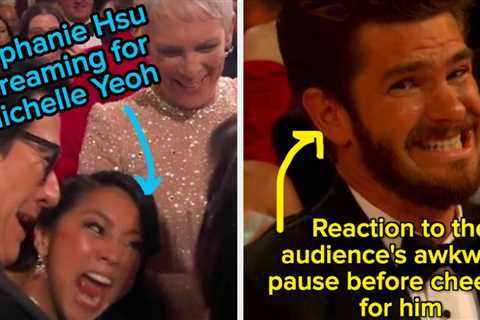 16 Of The Best Celebrity Reactions At The 2023 Oscars