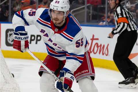 Rangers’ Ryan Lindgren misses eighth consecutive game