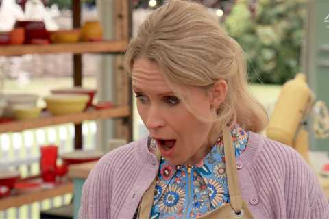 Celeb Bake Off fans in hysterics as star’s cake collapses in chaotic scenes