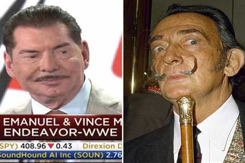 WWE’s Vince McMahon’s bizarre new ‘Salvador Dali’ mustache goes viral