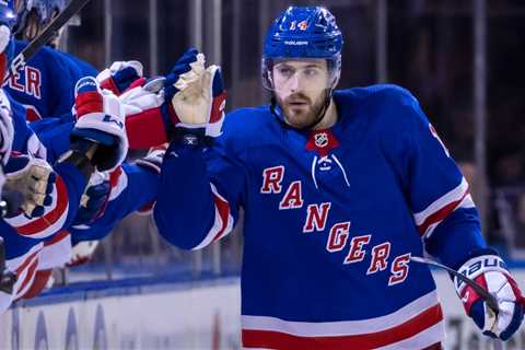 Tyler Motte scores two goals with mismatched linemates in Rangers’ win