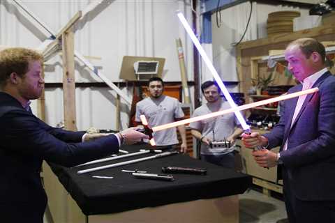 Did Prince William and Prince Harry appear in Star Wars?