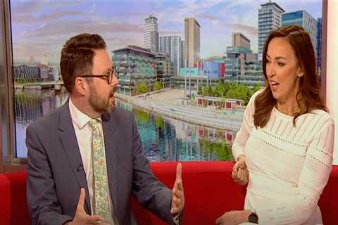 ‘Frustrated’ BBC Breakfast star throws hands in the air as technical blunder derails interview