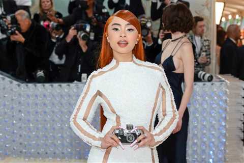 Ice Spice Trades Her Trademark Curls for Sleek Hair & Dress in Met Gala Debut