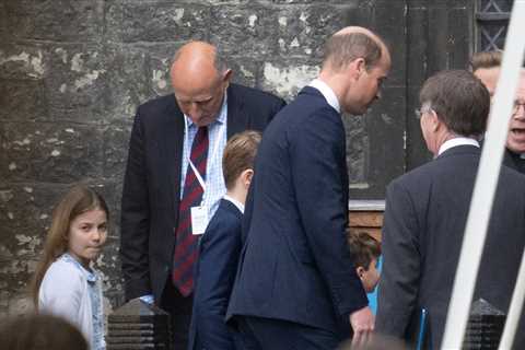 Prince William, Kate Middleton and Kids Arrive at Coronation Rehearsal