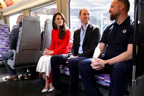 Princess Kate and Prince William take Elizabeth line to pub to raise a pint ready for King Charles’ ..