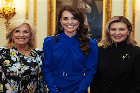 Princess Kate beams alongside Jill Biden as US First Lady attends King Charles’ coronation instead..