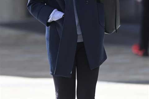 Sally Nugent pictured without wedding ring as she leaves BBC Breakfast studios after split from..