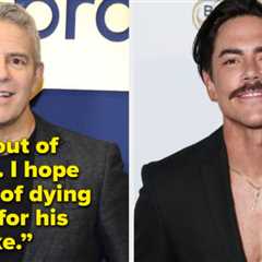 Andy Cohen Shared His Reaction To The Backlash Vanderpump Rules Star Tom Sandoval Is Getting
