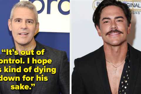 Andy Cohen Shared His Reaction To The Backlash Vanderpump Rules Star Tom Sandoval Is Getting