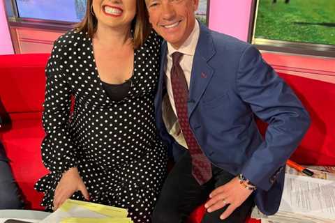 BBC Breakfast’s Nina Warhurst compares herself to a ‘beached whale’ as she shows off massive baby..
