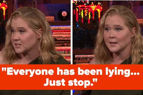 Amy Schumer Called Out Celebrities Who Lie About Their Weight Loss: Just Stop