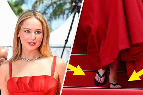 Jennifer Lawrence Revealed The Real Reason Why She Wore Flip-Flops On The Red Carpet At Cannes