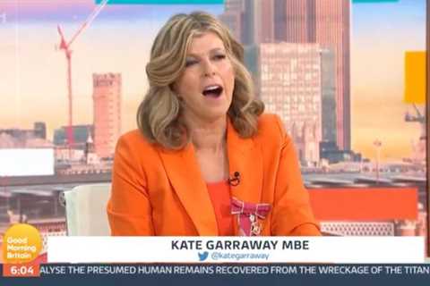 Kate Garraway reveals sick husband Derek Draper ‘burst into tears’ after she was given MBE by..