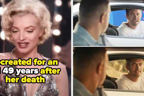 17 Celebs Who Were Added Into These Movies And Advertisements After Their Deaths Using Special..