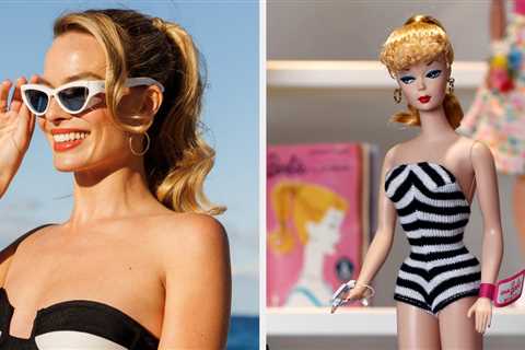 Margot Robbie Just Paid Tribute To The Original Barbie From 1959 With Another Flawless Press Tour..