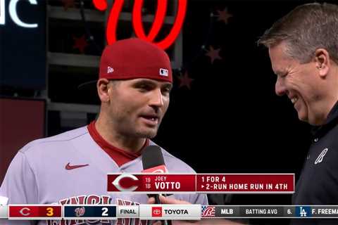 Joey Votto wants to be ‘young and hip’ with Elly De La Cruz in viral interview