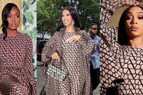 Celebs Love: Marlo Hampton, Cardi B and Monica Denise All Slayed in the Maison Valentino Logo Print