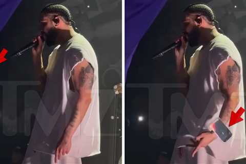 Drake Hit by Phone Onstage During 'It's All a Blur' Tour Opening Night