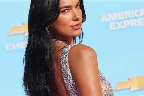 Dua Lipa Channeled Mermaid Barbie In A Totally Sheer Dress At The Barbie Premiere