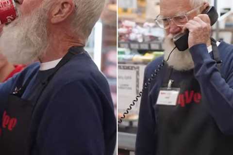 David Letterman Picks Up Shift at Iowa Grocery Store Following Lana Del Rey's Waffle House Gig