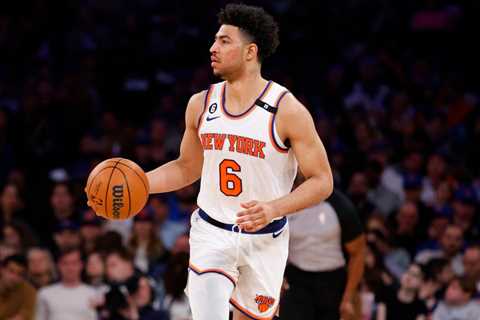 Quentin Grimes’ future with guard-heavy Knicks now in question