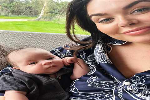 Inside Scarlett Moffatt’s £300 a night staycation with newborn son at stunning lodge with sauna and ..