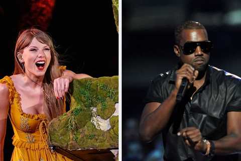Taylor Swift Couldn't Resist Making A Cheeky Reference To Kanye West As Fans Interrupted Her Speech ..