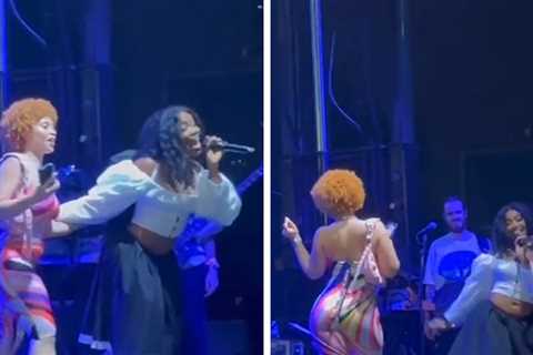 SZA Gets a Surprise Visit from Ice Spice During NYC Show