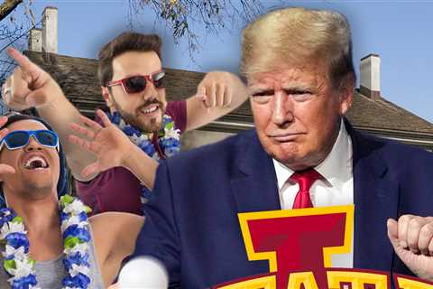 Donald Trump Meets Farmer Frat Boys Ahead of Iowa State Game