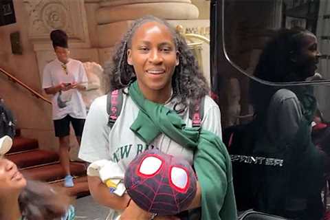 US Open Winner Coco Gauff All Smiles After Big Win, Celebrating With 'Sleep'