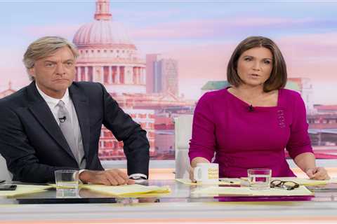 Awkward moment GMB's Susanna Reid grills Richard Madeley over Russell Brand interview