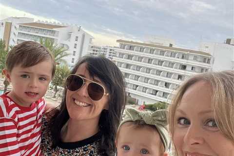 Inside Michelle Hardwick and Kate Brooks' First Family Holiday Abroad