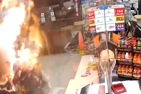 New Video Shows Shoplifter Setting Clerk on Fire During Violent Struggle