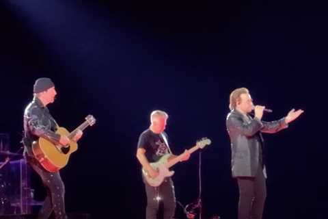 Watch U2 Perform Altered 'Pride' in Tribute to Hamas Victims