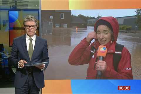 BBC Breakfast fans outraged as reporter battles storm – viewers slam careless production