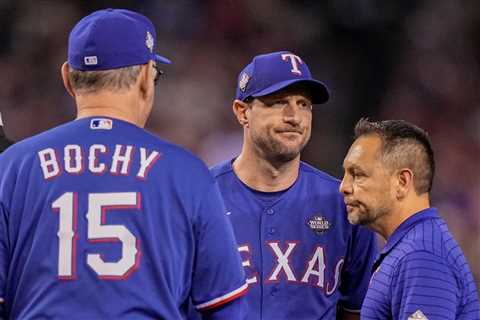 Max Scherzer, Adolis Garcia removed from World Series roster in Rangers catastrophe
