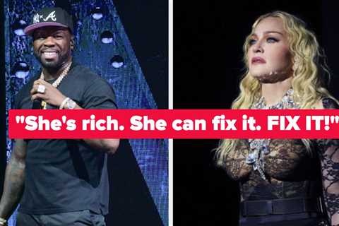 50 Cent Compared Madonna's Body To An Insect By Shaming Her Alleged BBL, And He's Getting A Lot Of..