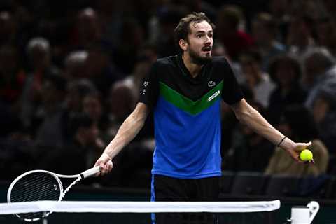 Daniil Medvedev has middle finger meltdown at Paris Masters