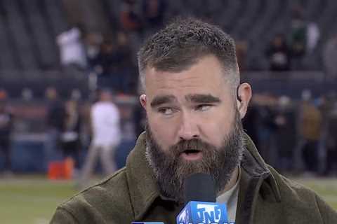 Jason Kelce jokes about ‘Sexiest Man Alive’ recognition on ‘TNF’: ‘What’s been taking so long?’