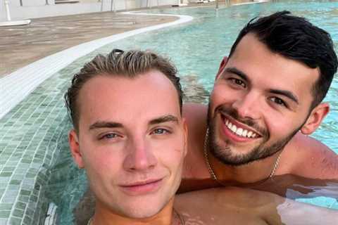 Towie’s Harry Derbidge Enjoys Tenerife Holiday with New Boyfriend and Stepson