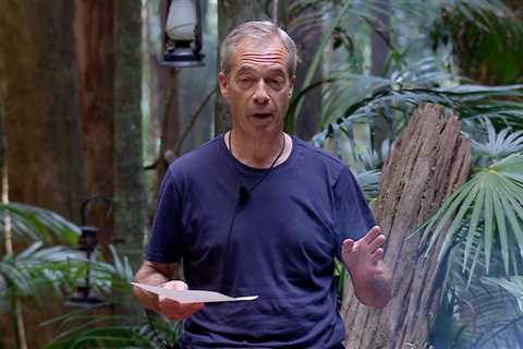 I'm a Celeb Star Nigel Farage's Mum Speaks Out on His Naked Jungle Showers