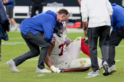 Injured Evan Neal still will get shot to  ‘prove’ he can be Giants’ right tackle