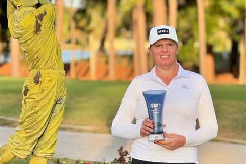 Trans golfer Hailey Davidson wins women’s tournament, increasing chances to LPGA qualifier